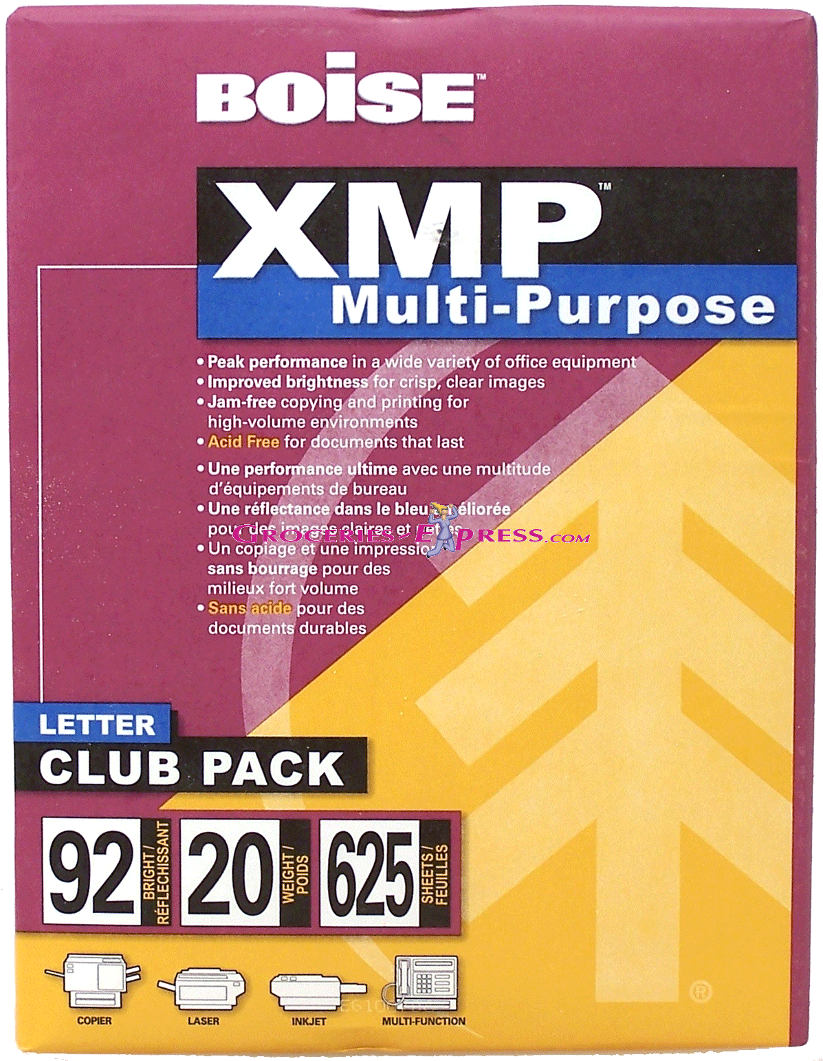 Boise&nbsp;XMP&nbsp;multi-purpose letter size paper Full-Size Picture